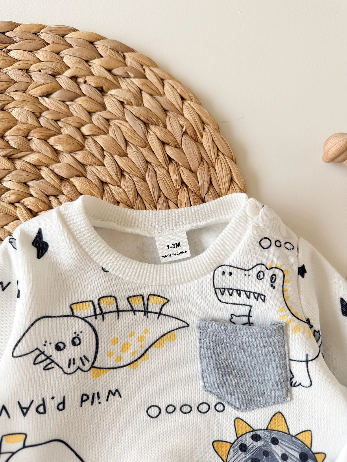 Baby Cute Cartoon Long-Sleeve Sweatshirt And Pants Set