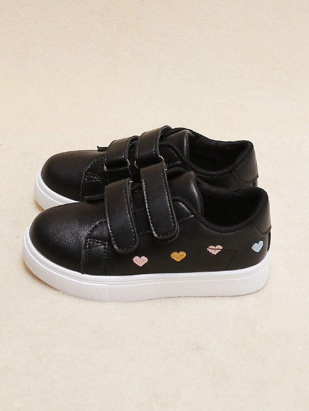 Girls' Heart Embroidered Skate Shoes