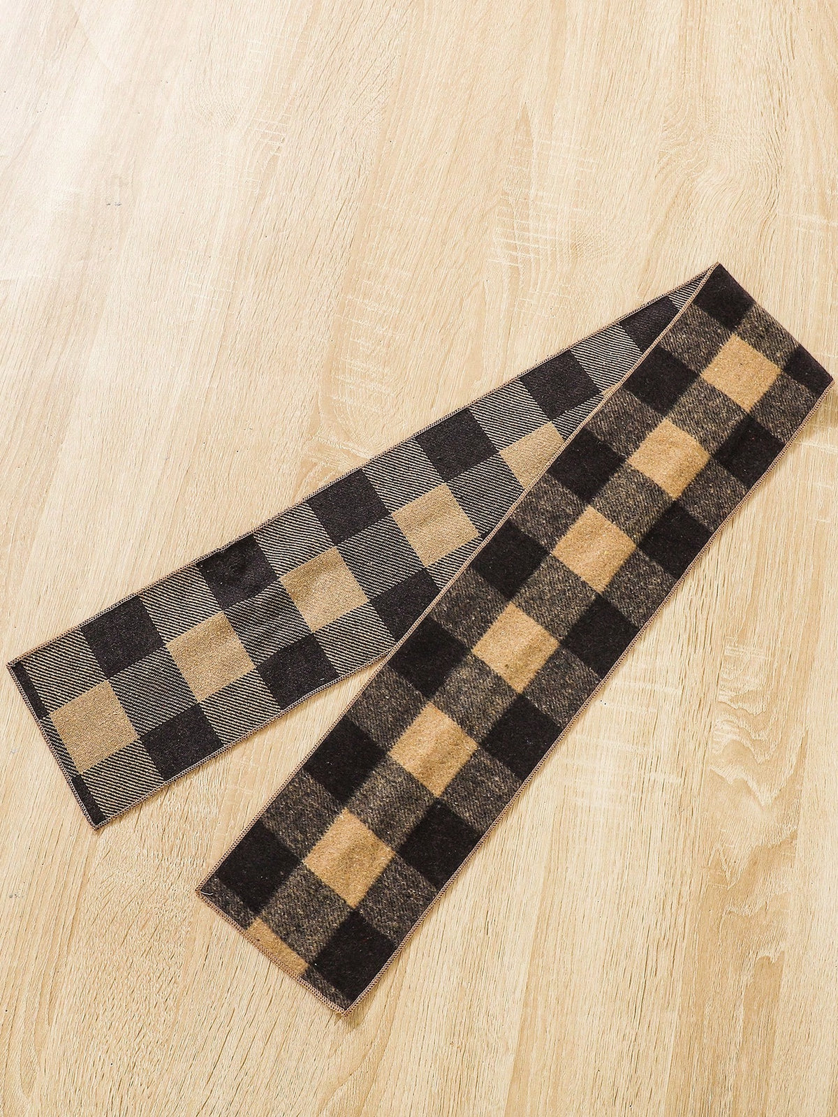Baby Boy British Preppy Plaid Scarf Coat 2 Piece Set