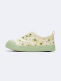 Balabala Kids' Graphic Print Elastic-Gore Canvas Slip-On Sneakers