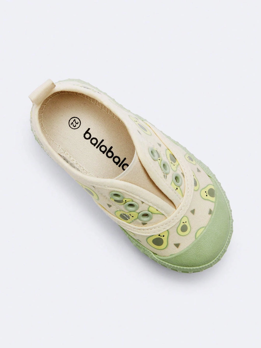 Balabala Kids' Graphic Print Elastic-Gore Canvas Slip-On Sneakers