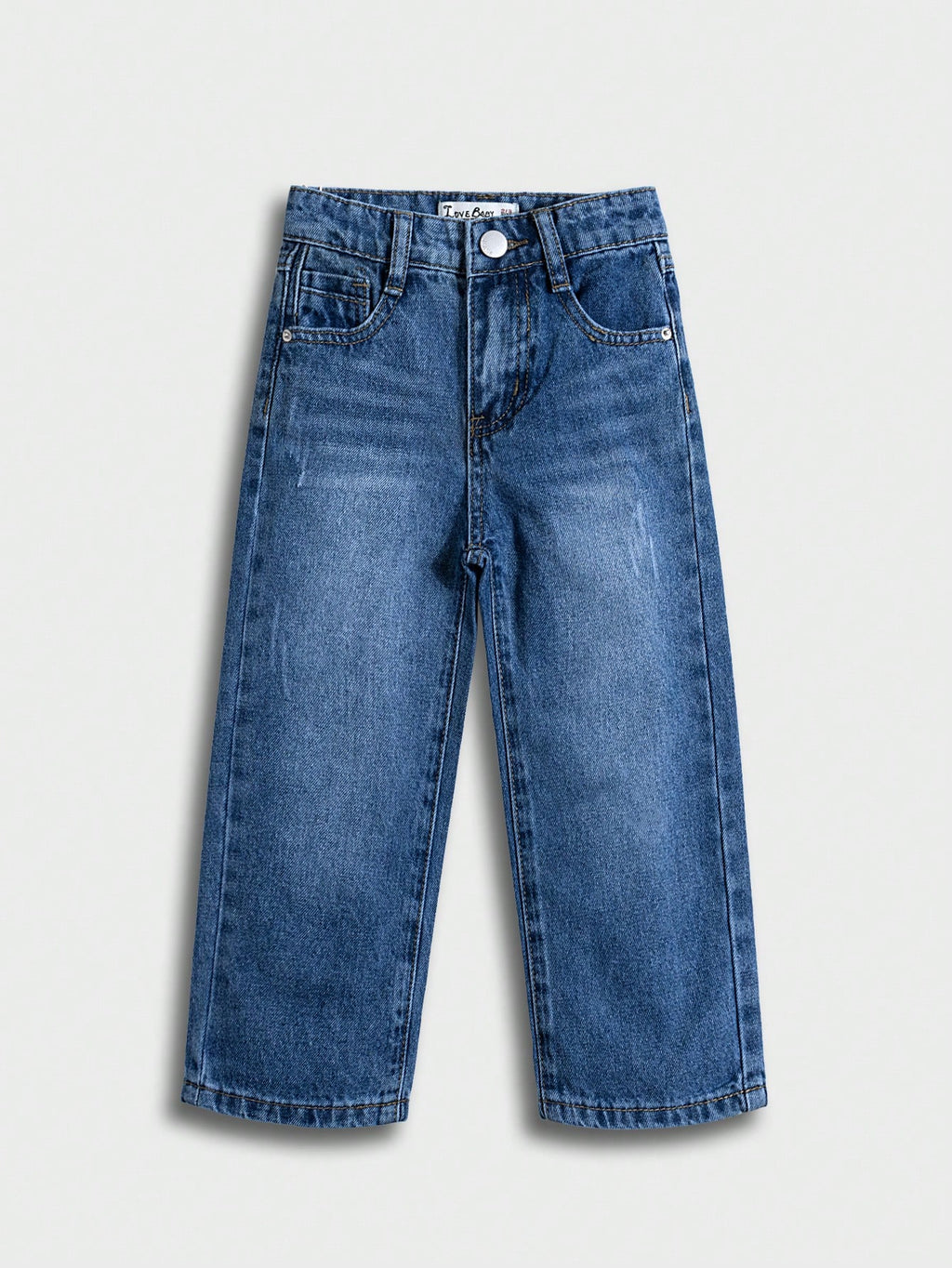 Boys' Medium Wash Distressed Jeans