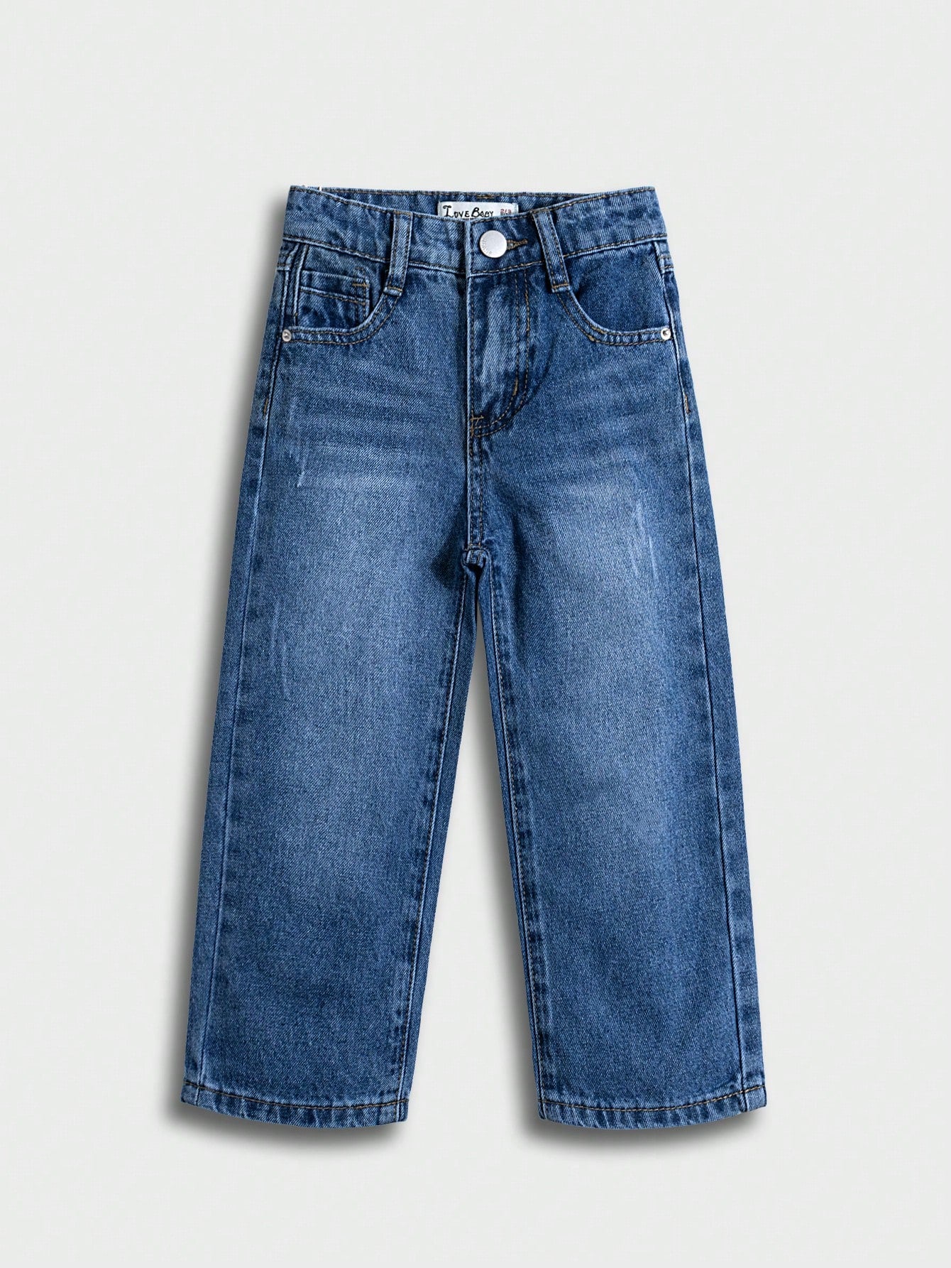 Boys' Medium Wash Distressed Jeans