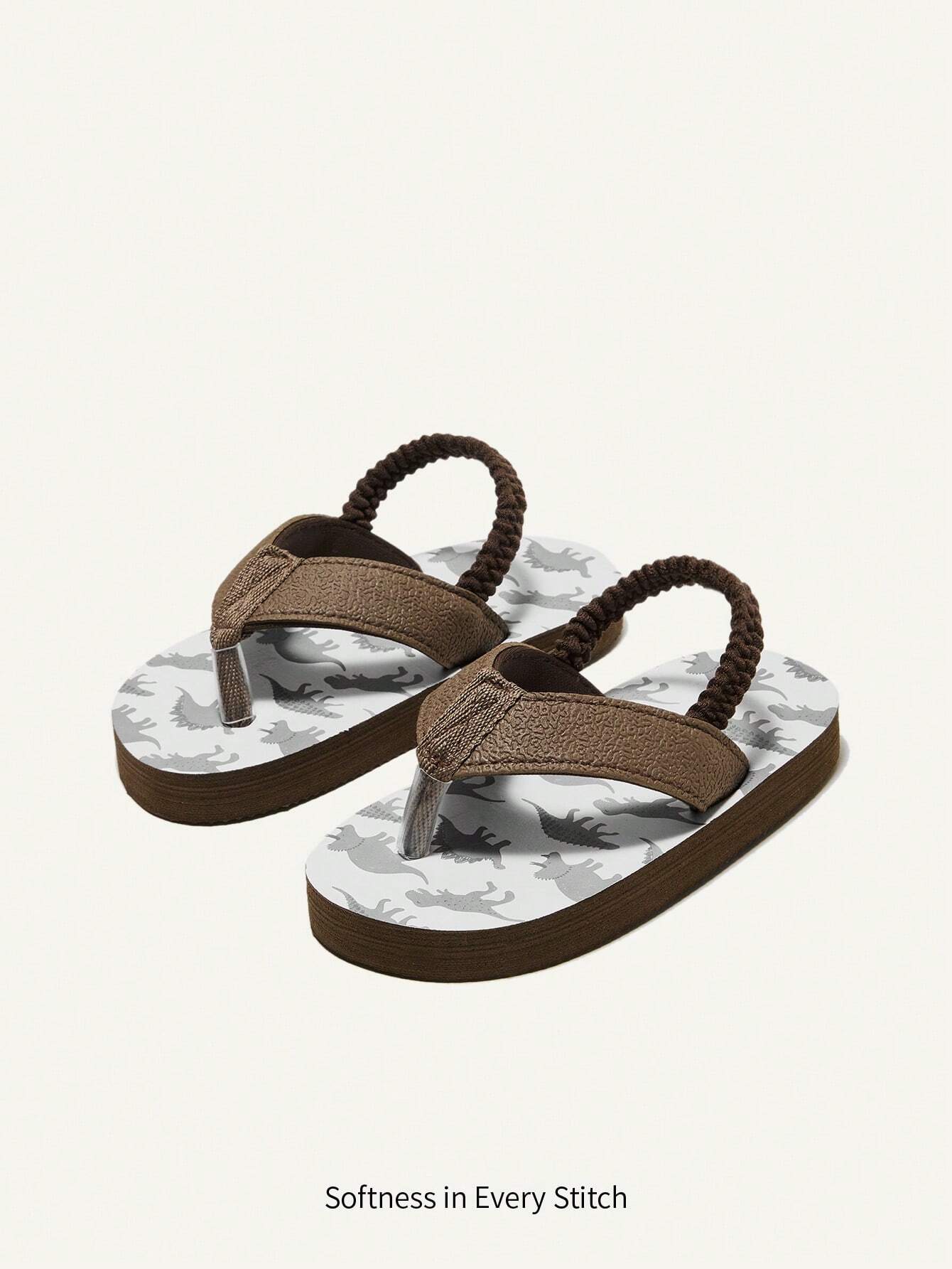 Cozy Pixies Baby Non-Slip Round-Toe EVA Summer Jelly Sandals with Elastic Heel Strap