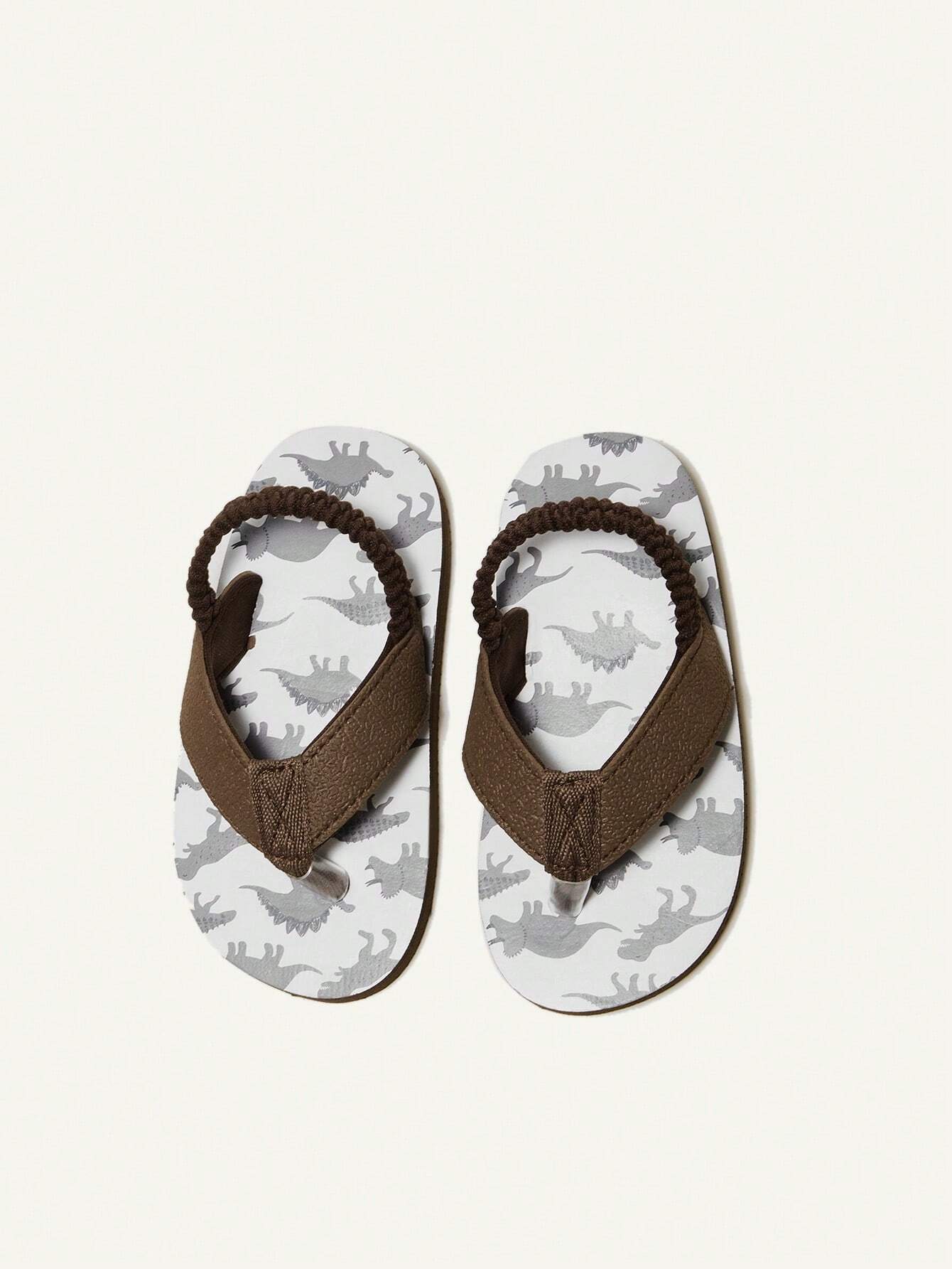 Cozy Pixies Baby Non-Slip Round-Toe EVA Summer Jelly Sandals with Elastic Heel Strap