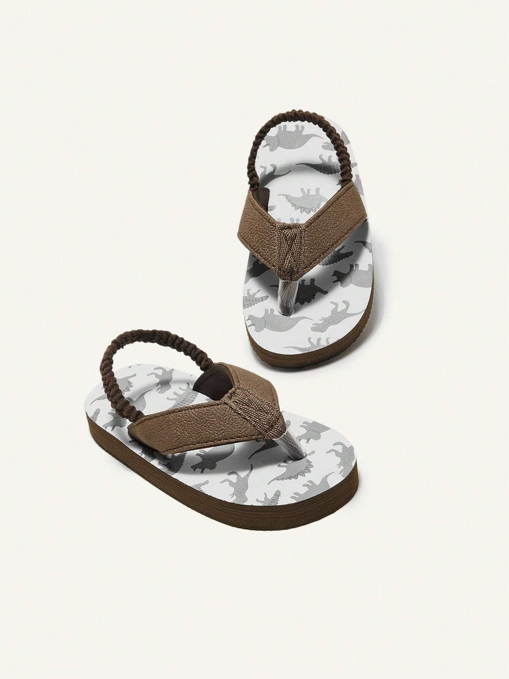 Cozy Pixies Baby Non-Slip Round-Toe EVA Summer Jelly Sandals with Elastic Heel Strap
