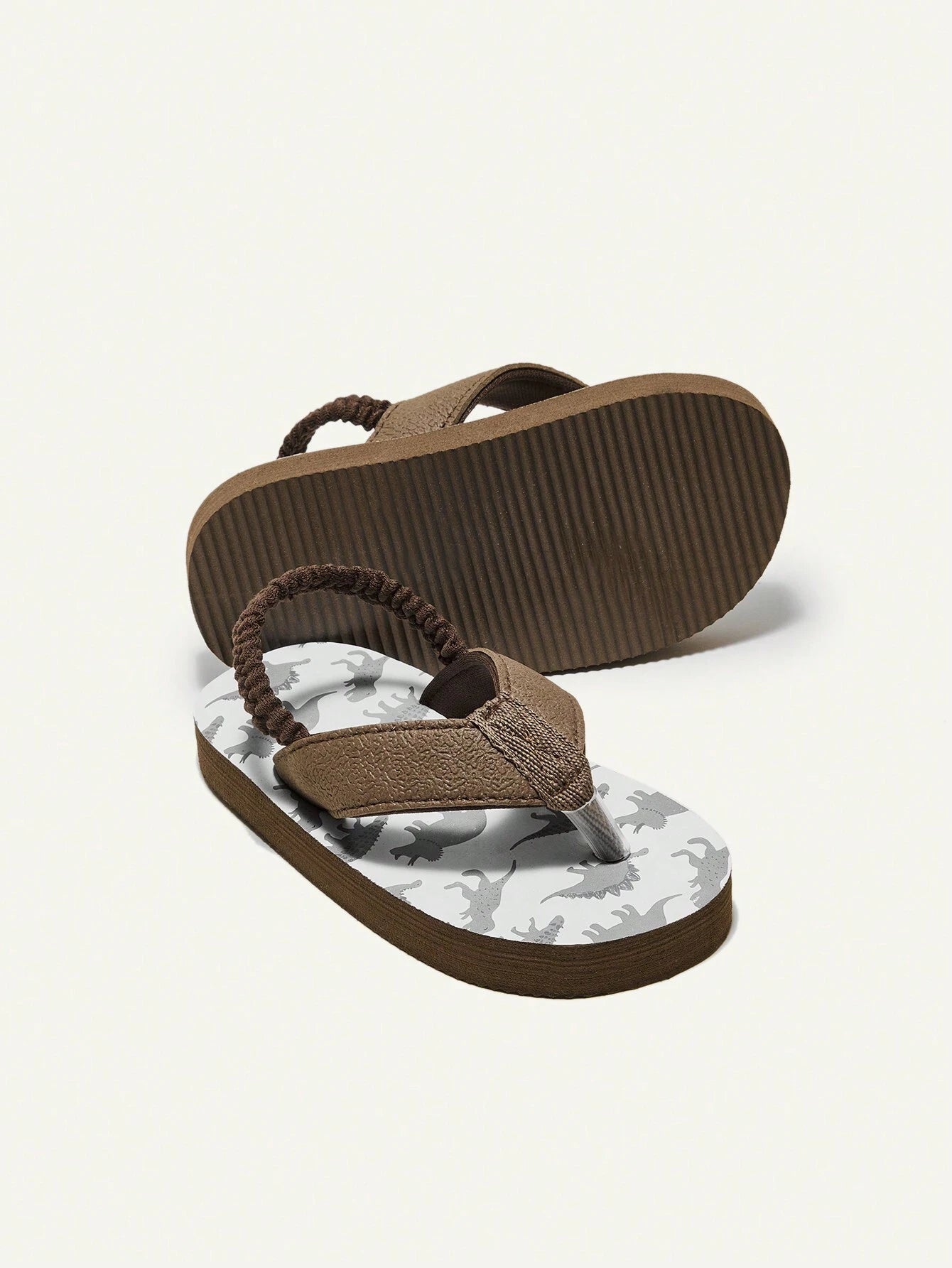 Cozy Pixies Baby Non-Slip Round-Toe EVA Summer Jelly Sandals with Elastic Heel Strap