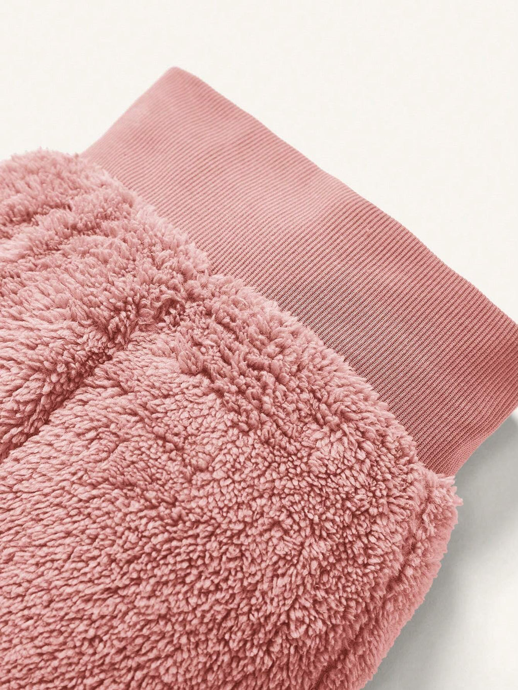 Cozy Pixies Baby Girl Dusty Pink Fleece Pants Set - Dusty Pink