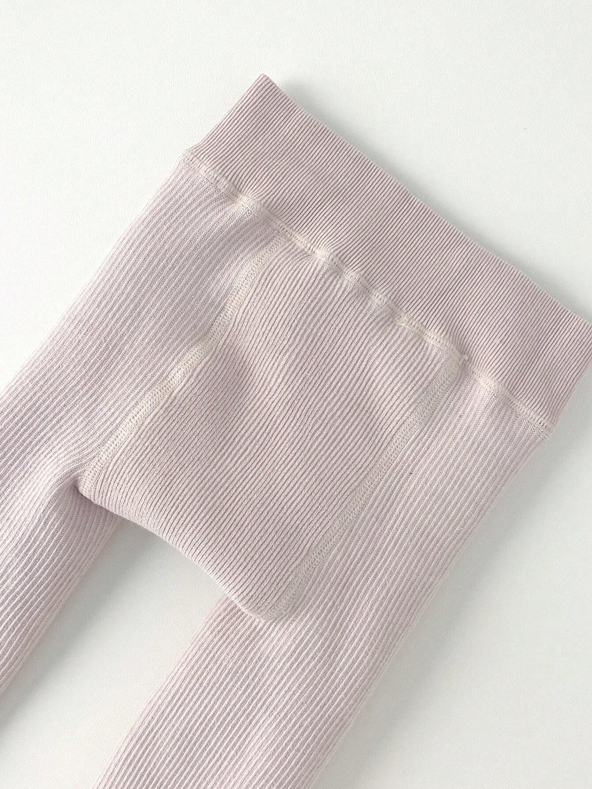 Girls' Thick Thermal Lined Solid Color Opaque Winter Tights Pink