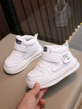 Kids' Korean-Style High-Top Soft-Sole Sport Sneakers