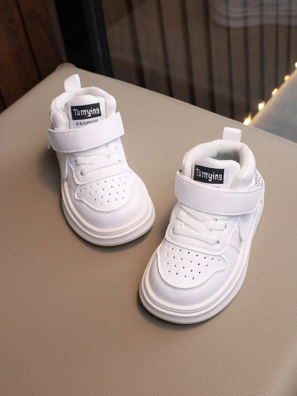 Kids' Korean-Style High-Top Soft-Sole Sport Sneakers