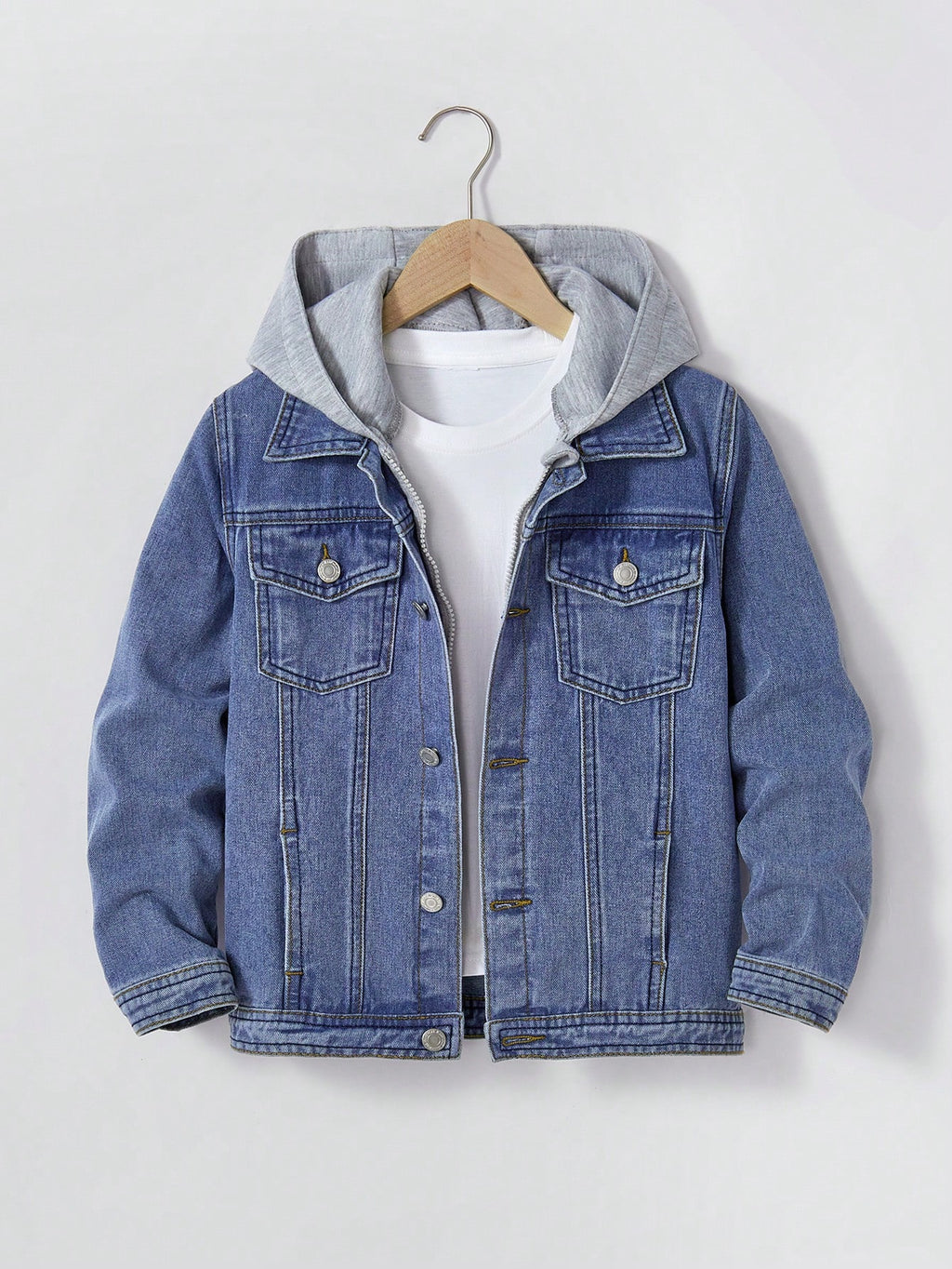 Boys' Distressed Vintage Denim Jacket