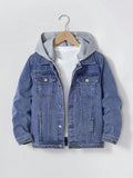 Boys' Distressed Vintage Denim Jacket