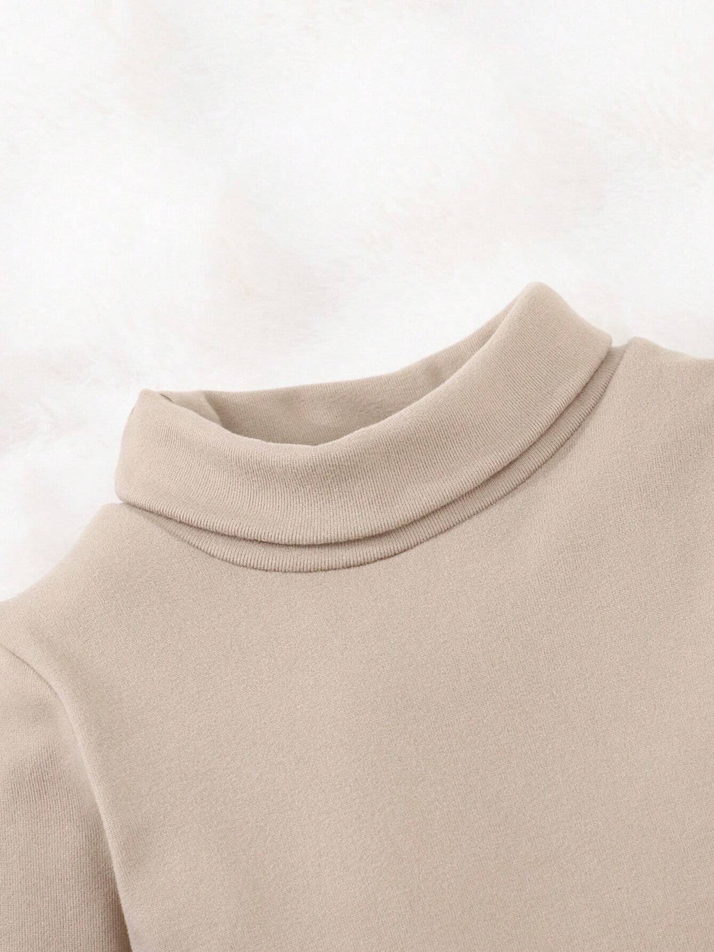 Baby Boy Thermal Fleece High Collar Bodysuit