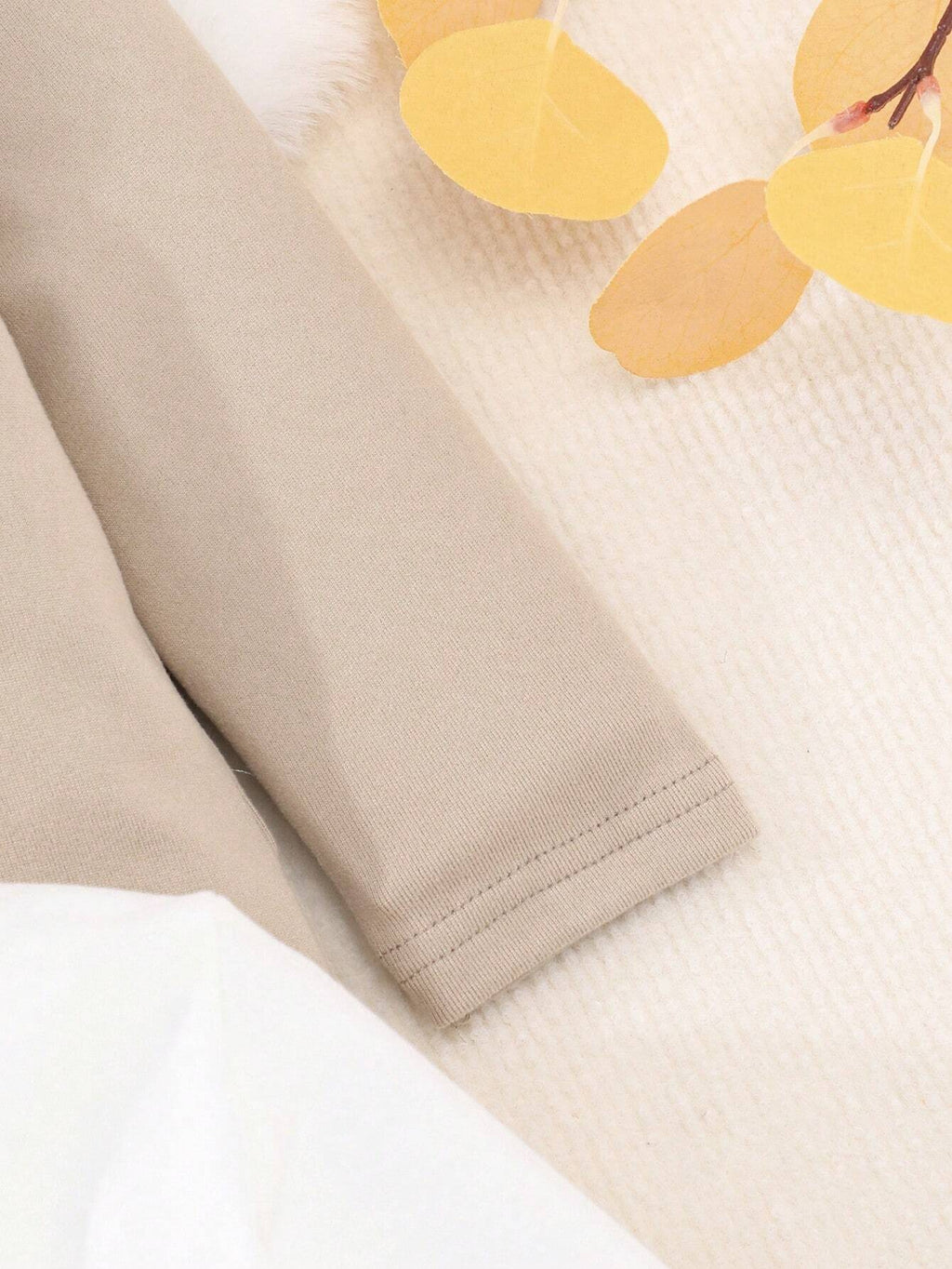 Baby Boy Thermal Fleece High Collar Bodysuit