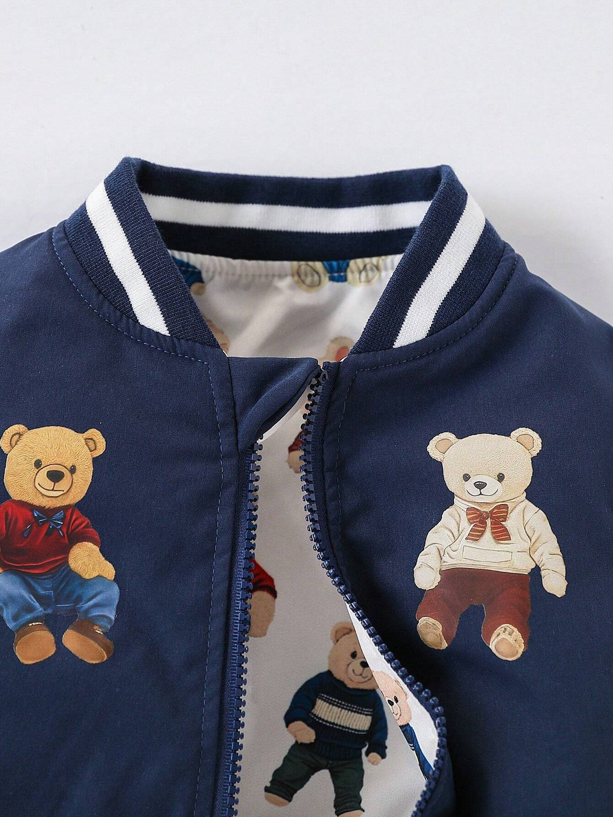 Bambinoo x Playful Pals Blouson Teddy Réversible Ours Bébé Garçon