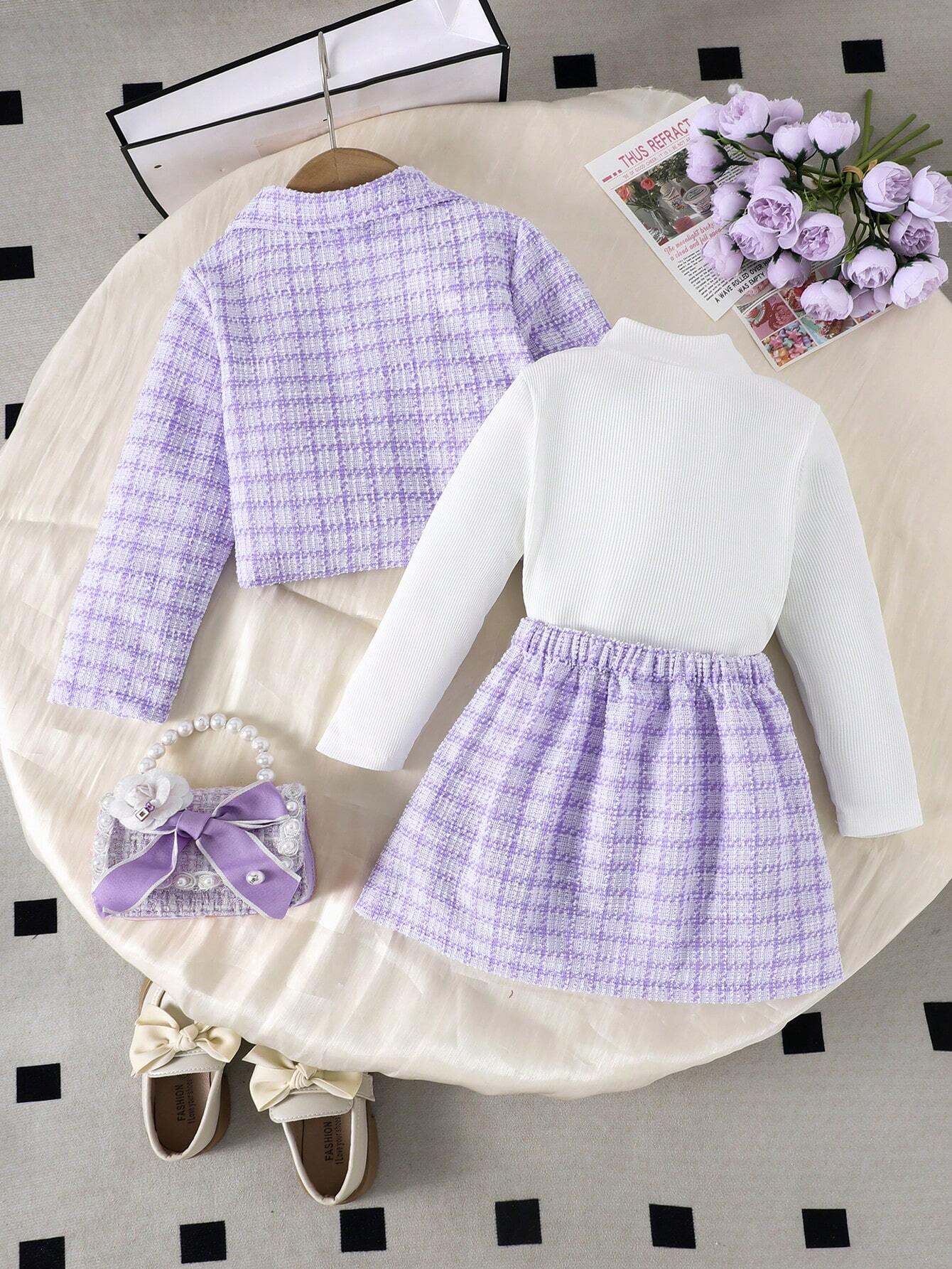 Girls' 3-Piece School Uniform Set