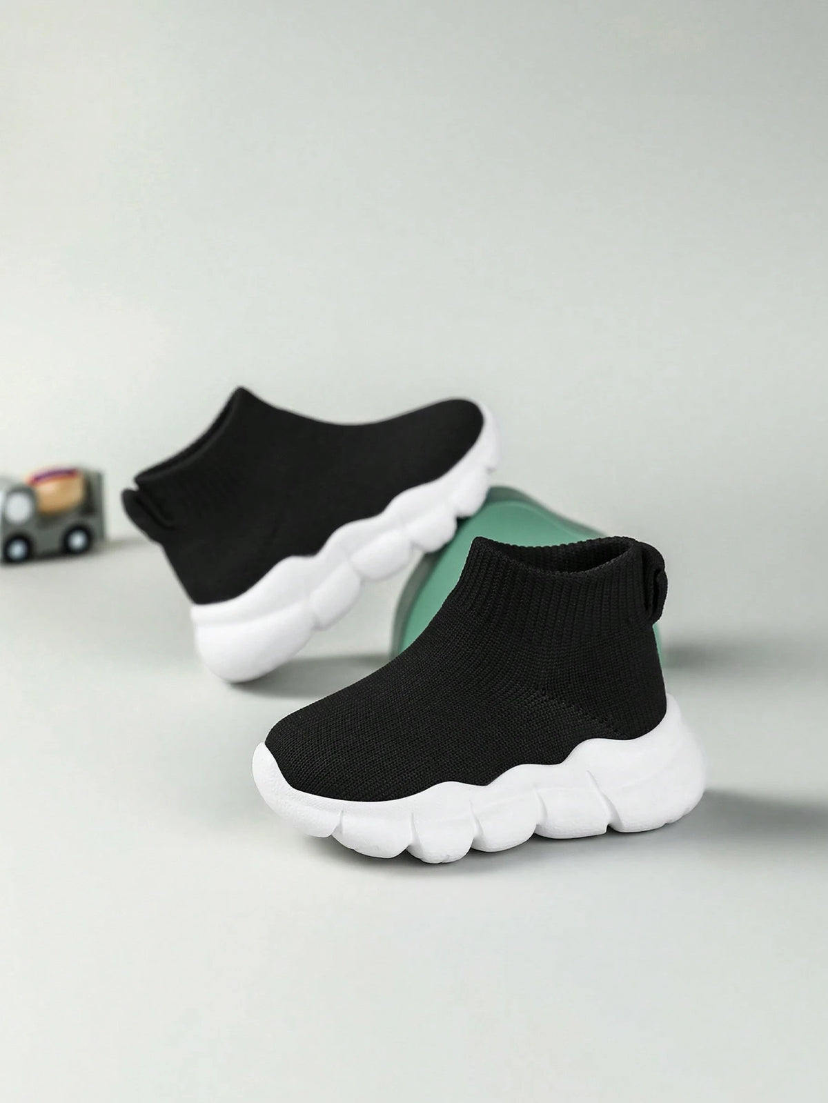 Infant Soft-Sole Lightweight Slip-On Prewalker Sock Shoes