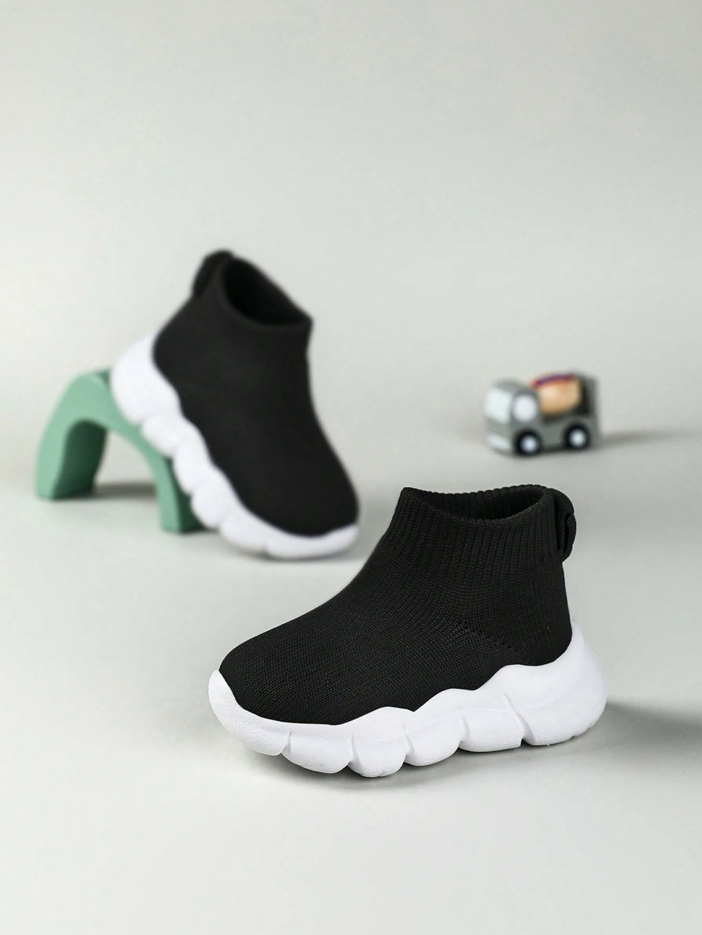 Infant Soft-Sole Lightweight Slip-On Prewalker Sock Shoes