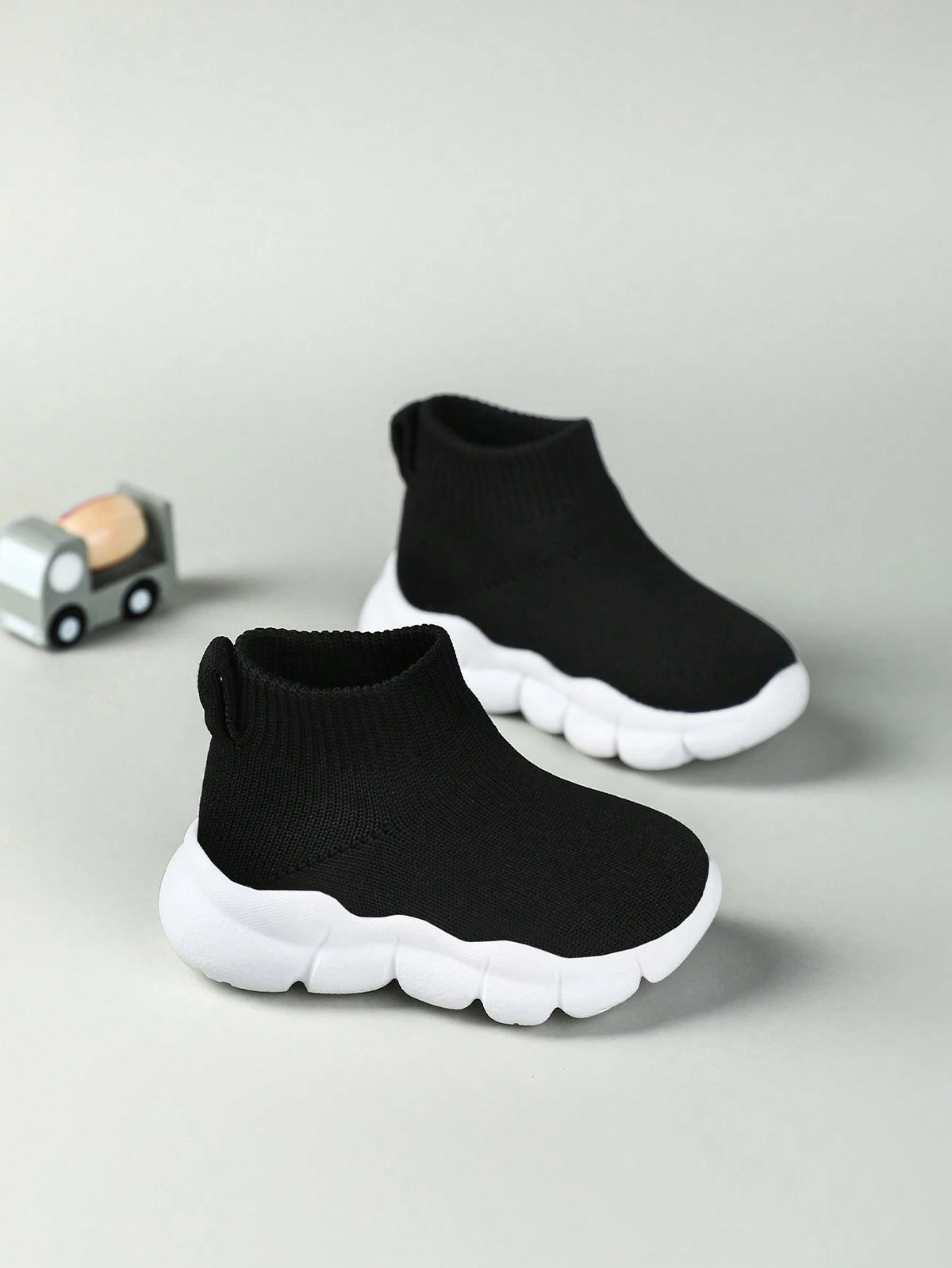 Infant Soft-Sole Lightweight Slip-On Prewalker Sock Shoes