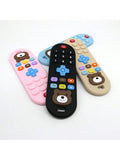 Bneseus Remote Control Cartoon Bear Silicone Baby Teether Toy