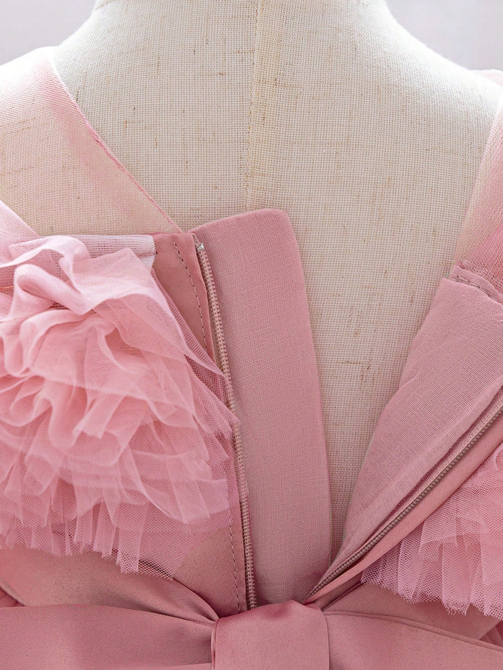 Robe de cérémonie à sequins et tulle pour bébé fille