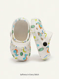 Cozy Pixies Kids' Cute Dinosaur Breathable Beach Sandals for Infants & Toddlers