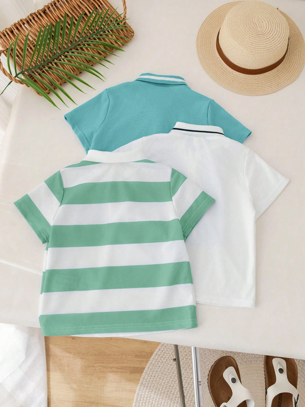 Lot de 3 Polos Garçon Sport Style Collège