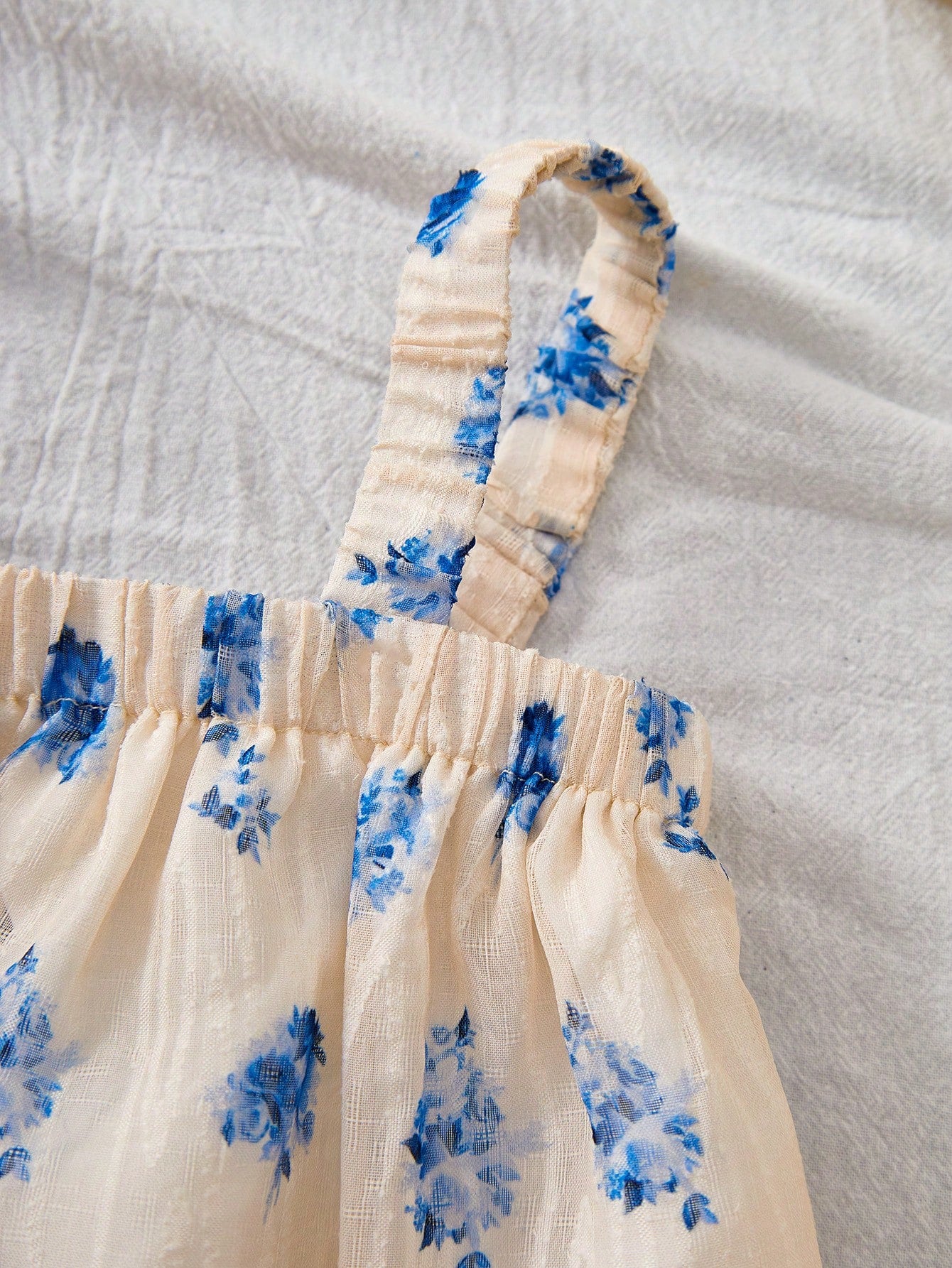 Baby Girl Mommy & Me Multicolor Loose Floral Print Camisole Summer Vacation Dress