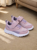 Girls' Pink Breathable Mesh Sneakers