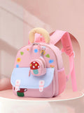 New College Style Backpack, Lightweight And Simple, Pink