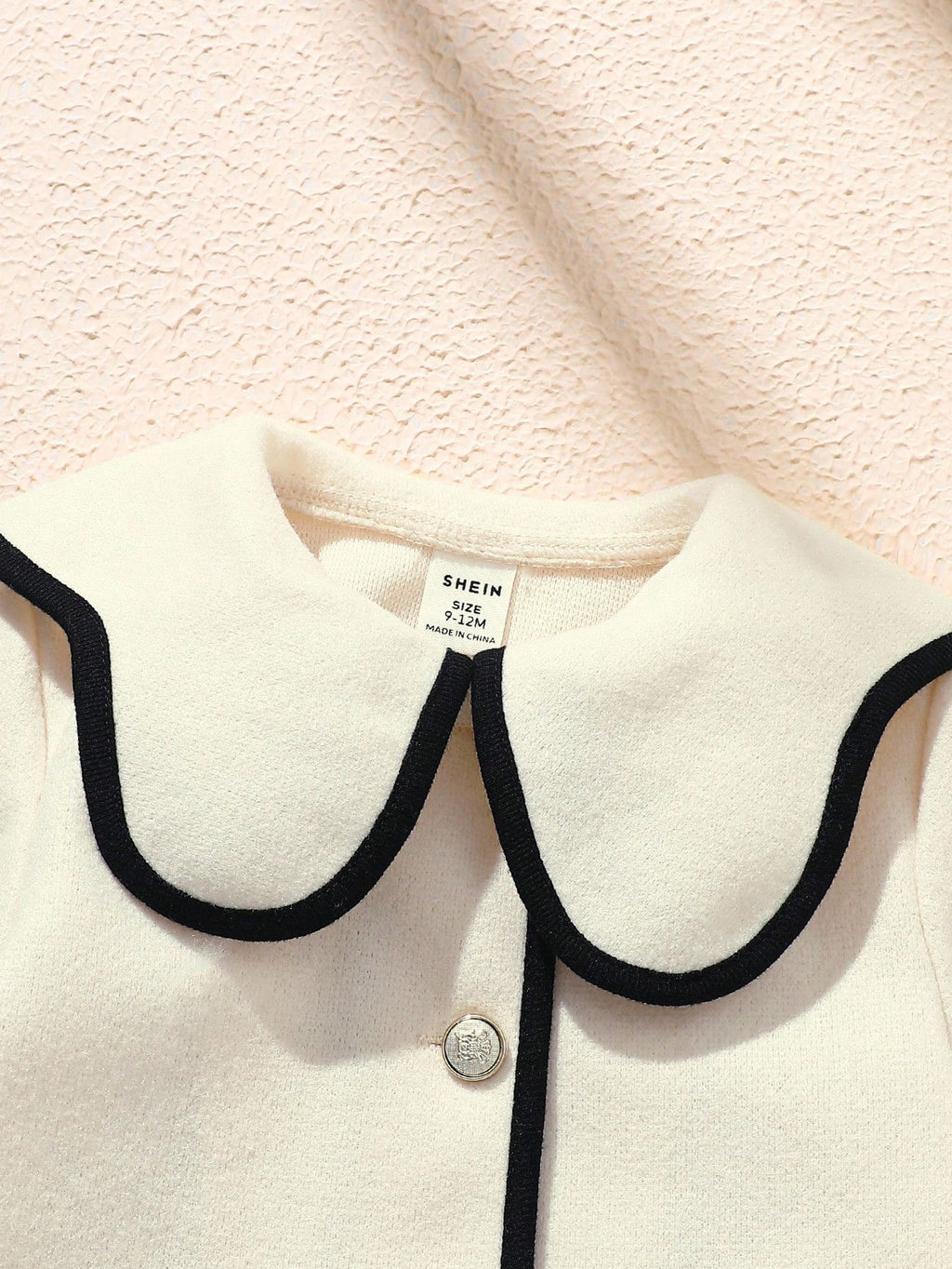 Baby Girl Contrast Color Coat Jacket - Multicolor