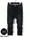 Boys' Black Skinny Denim Pants