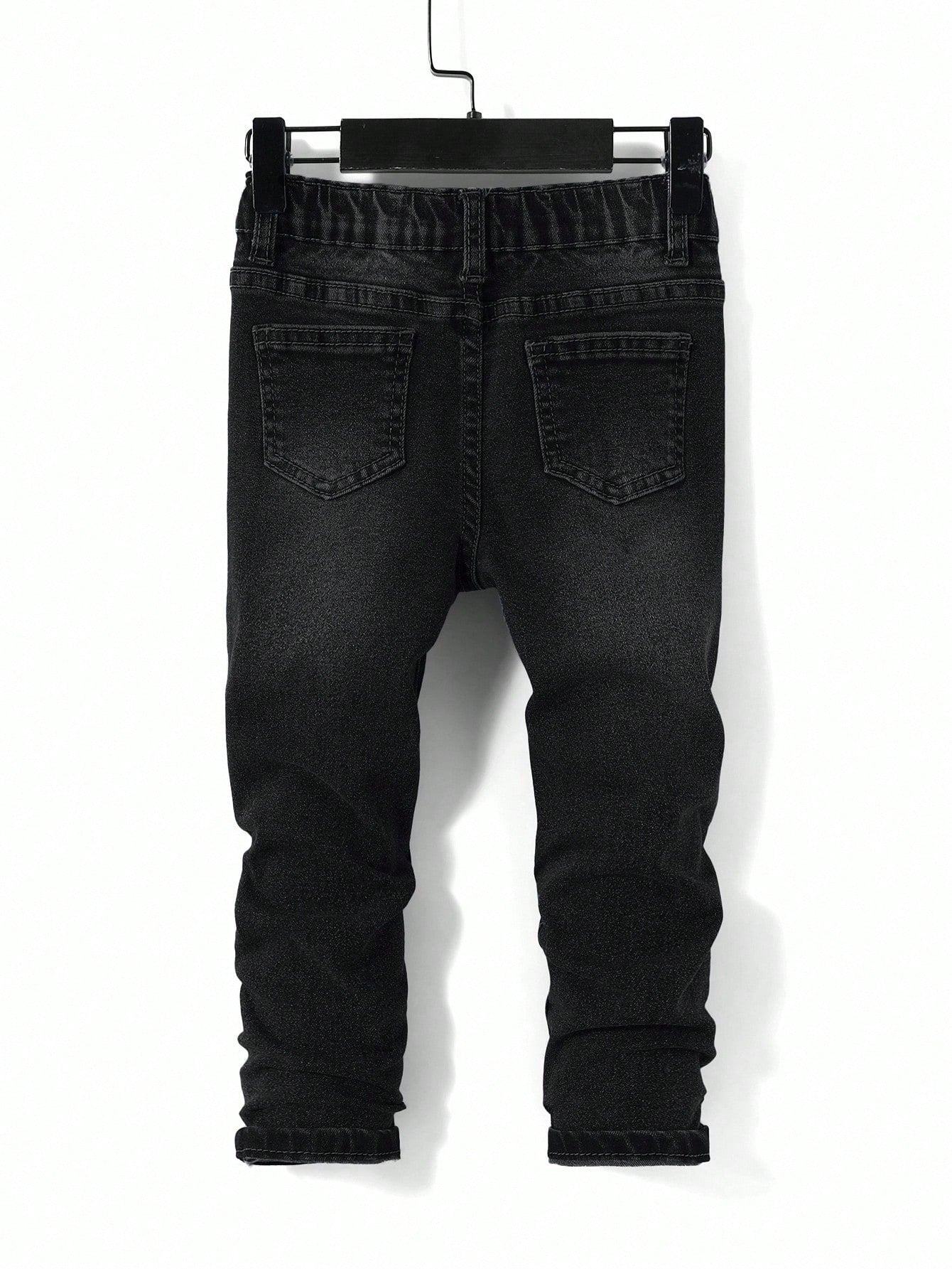Boys' Black Skinny Denim Pants