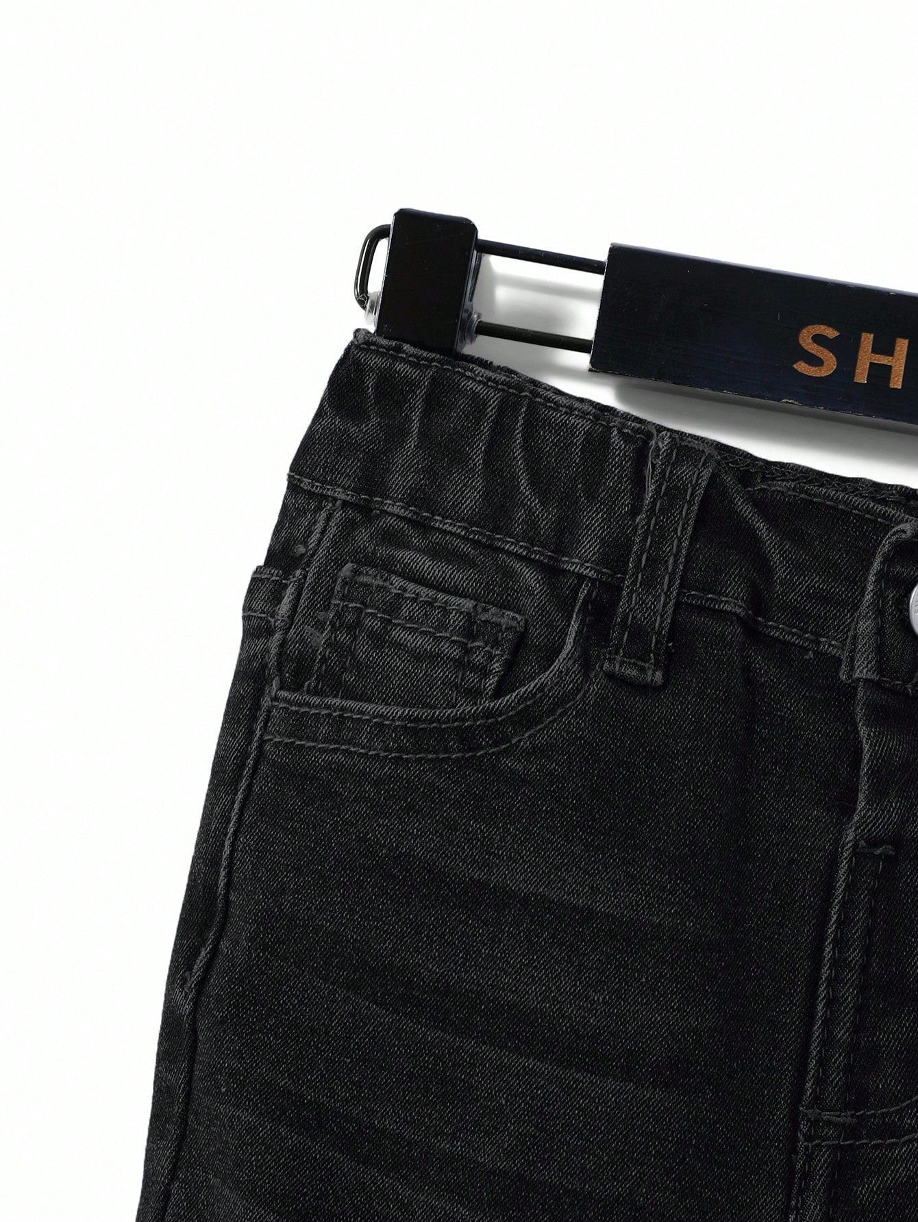 Boys' Black Skinny Denim Pants