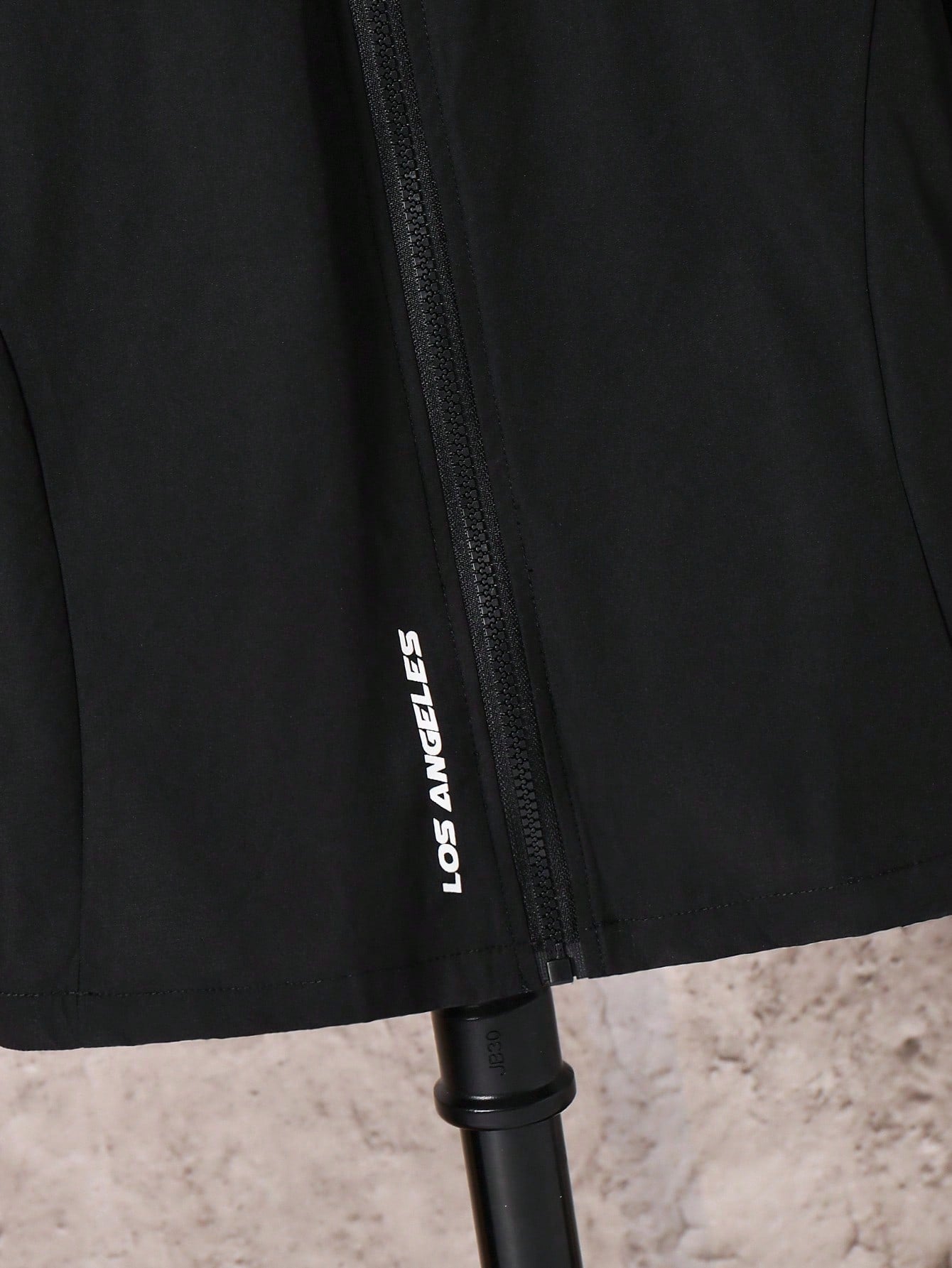 Veste Garçon Capuche Noire Imprimé Lettre