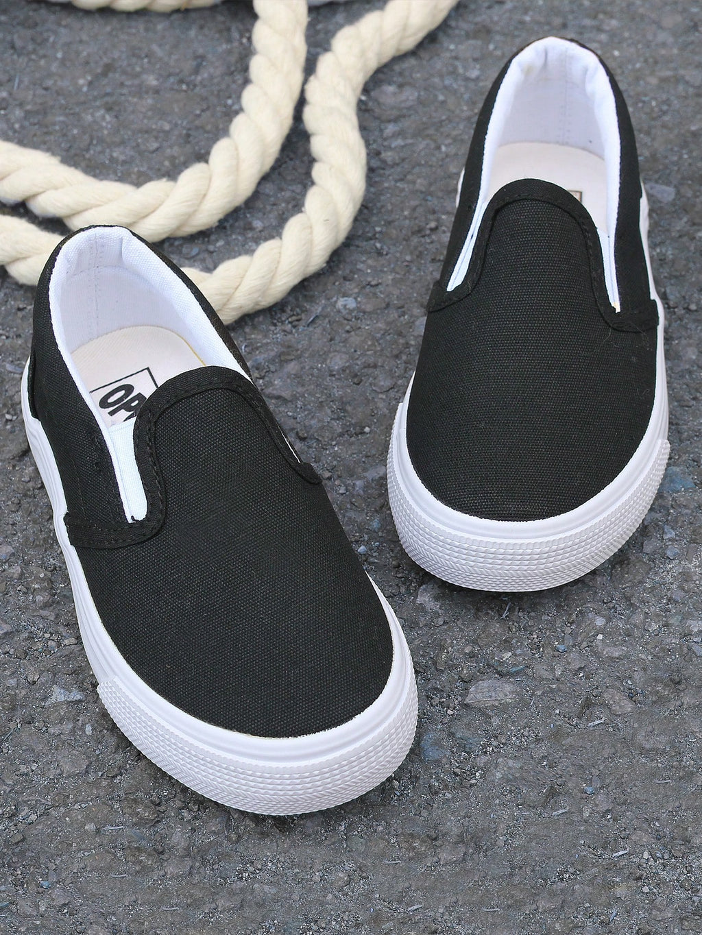 Bambinoo x OPOEE Playful Pals Kids' Classic Low-Cut Canvas Shoes