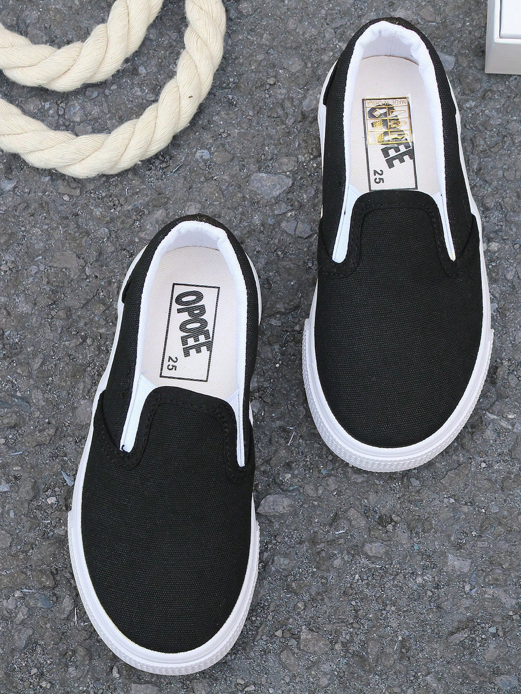Bambinoo x OPOEE Playful Pals Kids' Classic Low-Cut Canvas Shoes