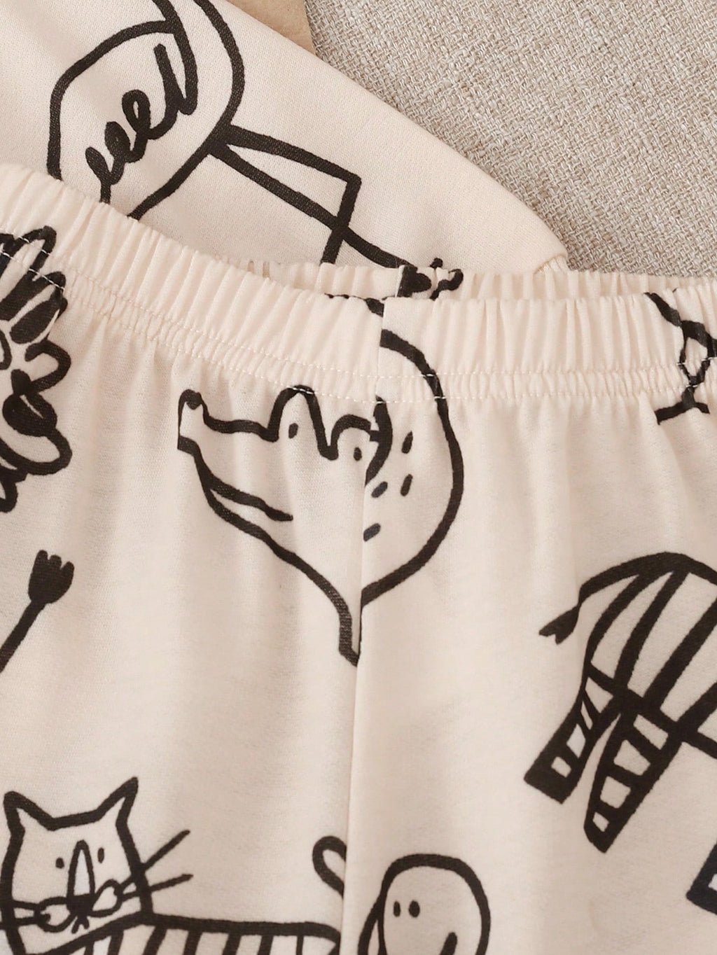Bambinoo x Playful Pals Boys' Animal Print Sweatshirt & Pants Set