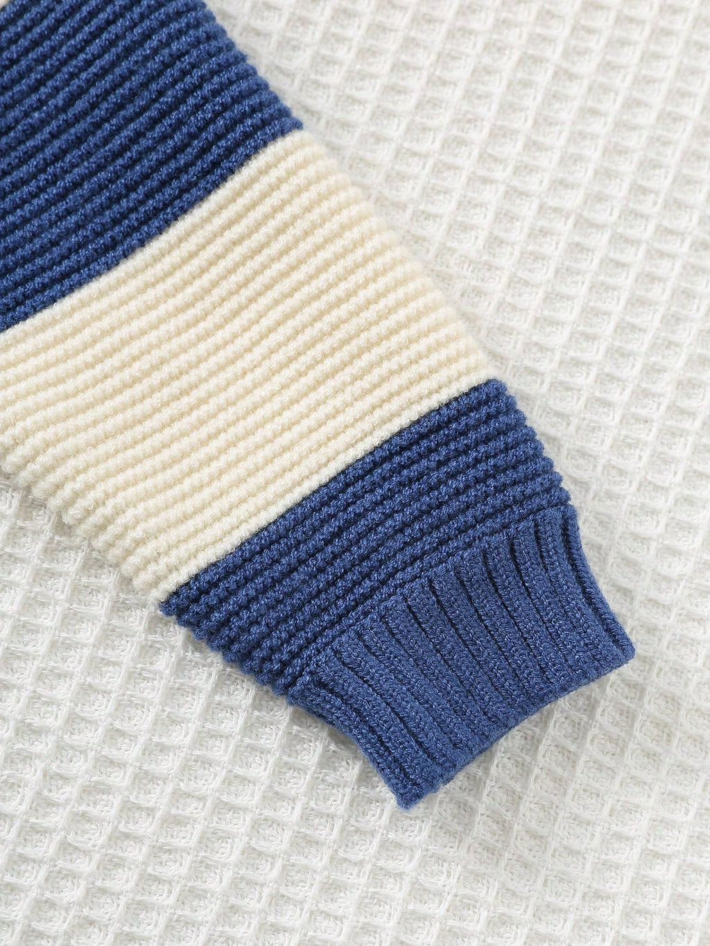 Cozy Pixies Pull Rayé en Maille Ours Bébé Garçon Multicolore