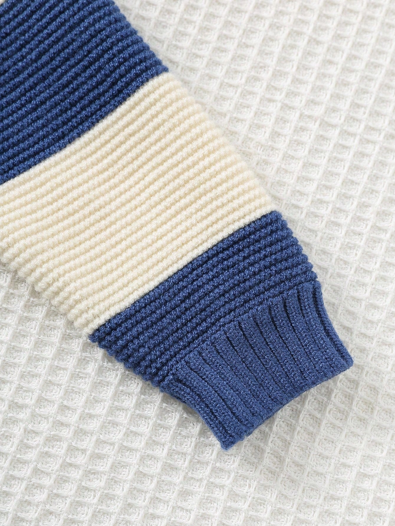 Cozy Pixies Pull Rayé en Maille Ours Bébé Garçon Multicolore