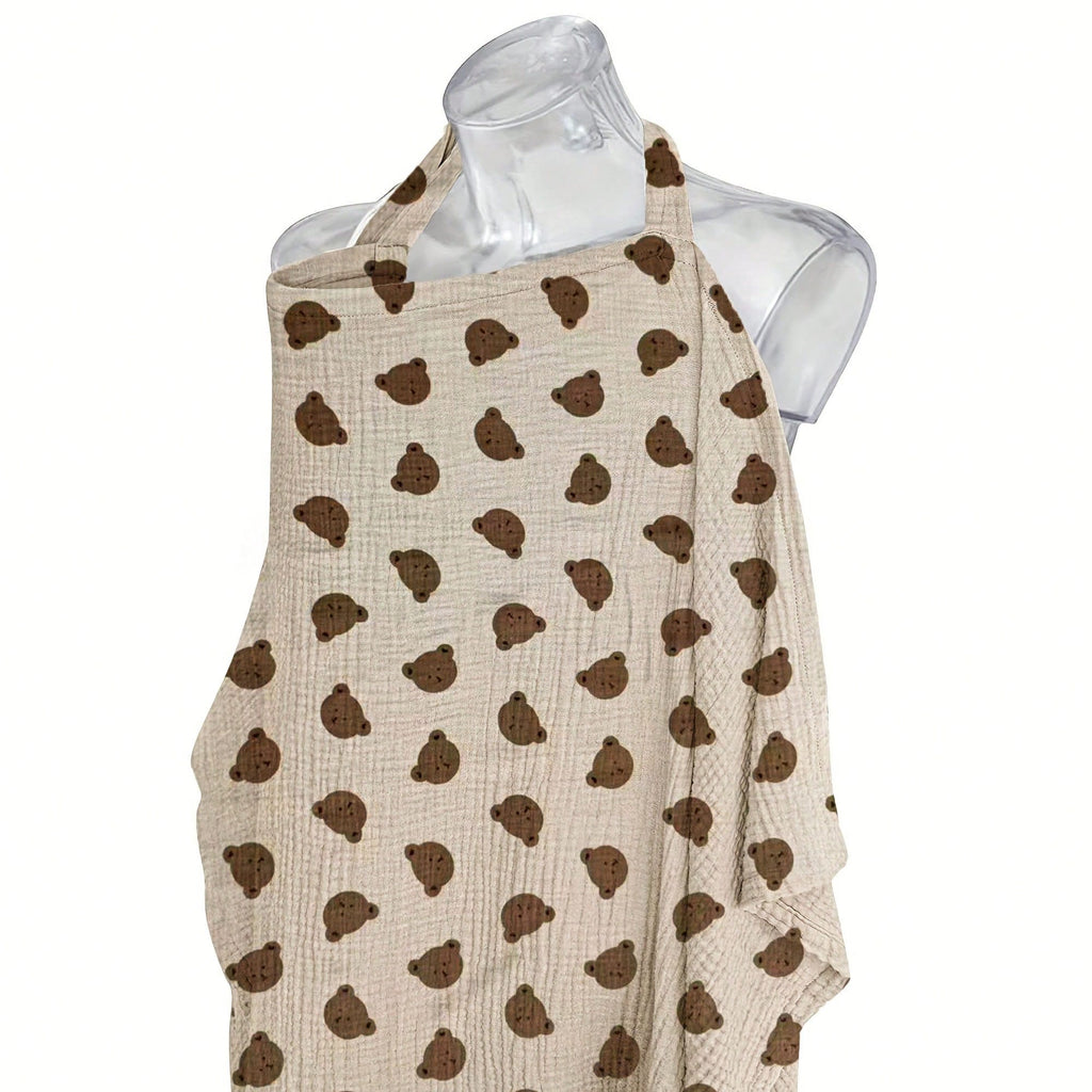 100% Woven Fabric Printed Nursing Cover & Car Seat Canopy for New Moms