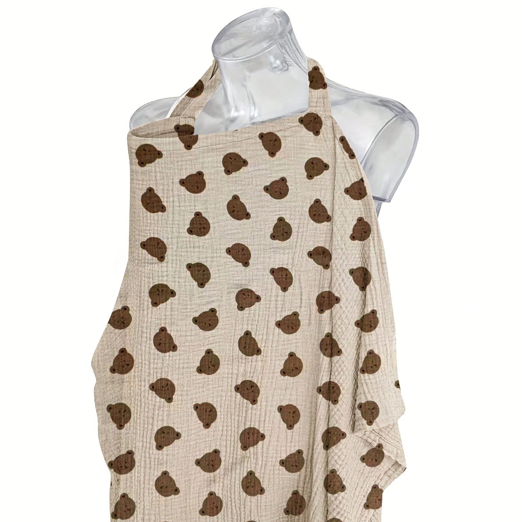 100% Woven Fabric Printed Nursing Cover & Car Seat Canopy for New Moms