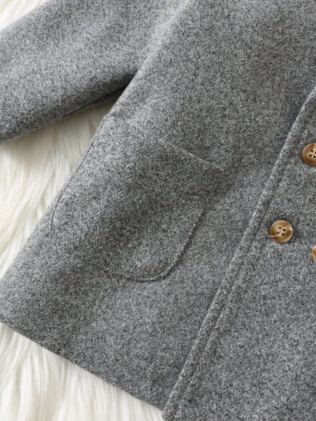 Baby Fleece-Lined Hooded Coat & Quilted Hat 2-Piece Set