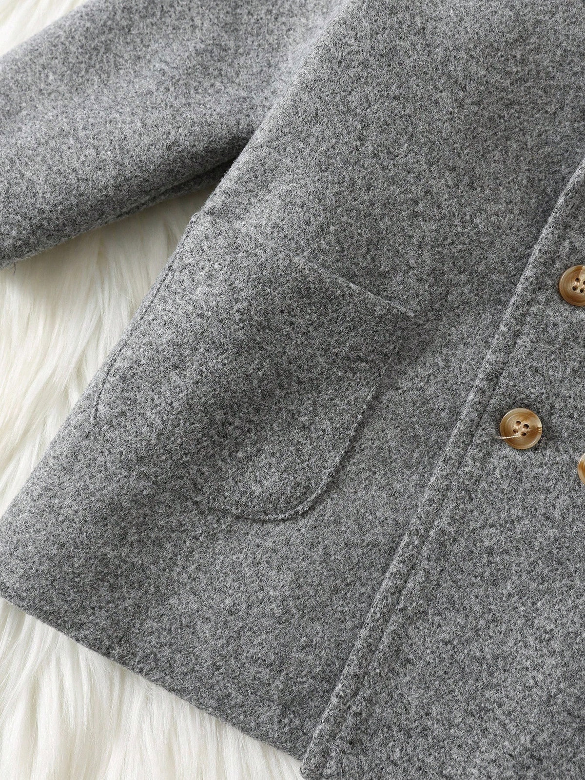 Baby Fleece-Lined Hooded Coat & Quilted Hat 2-Piece Set