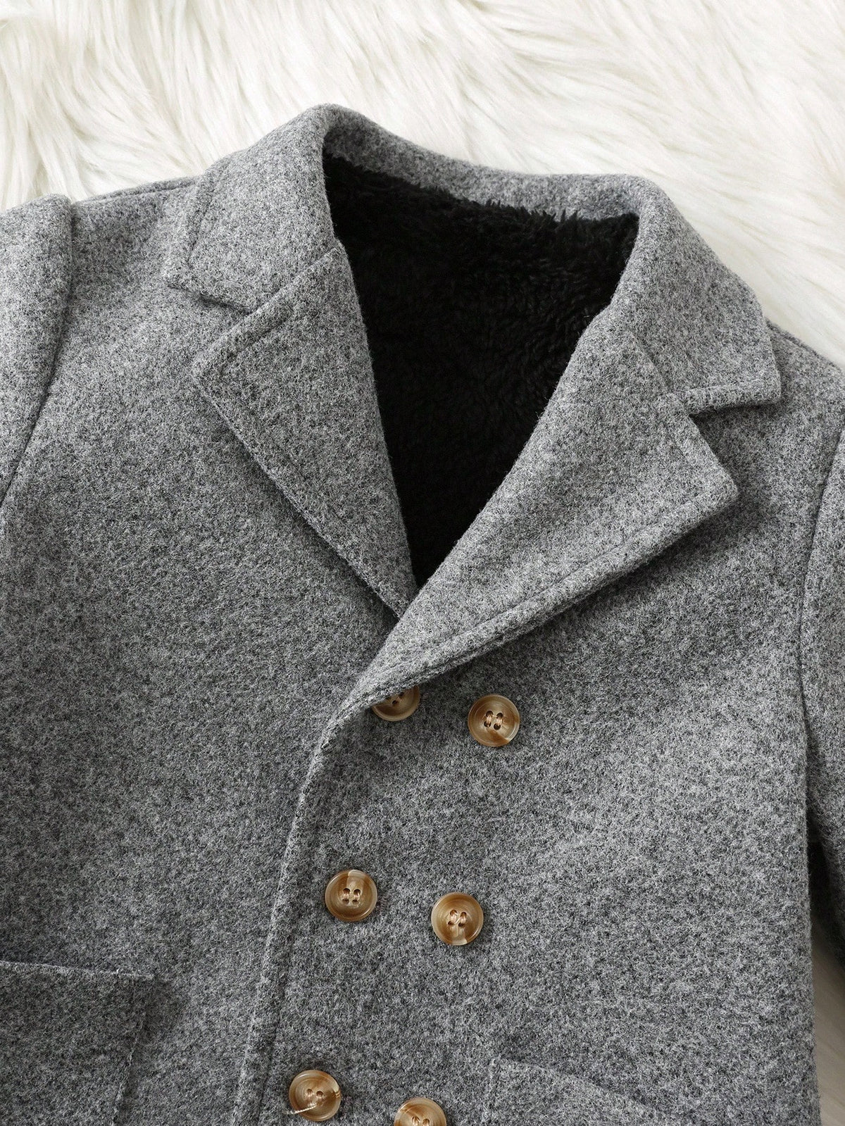 Baby Fleece-Lined Hooded Coat & Quilted Hat 2-Piece Set