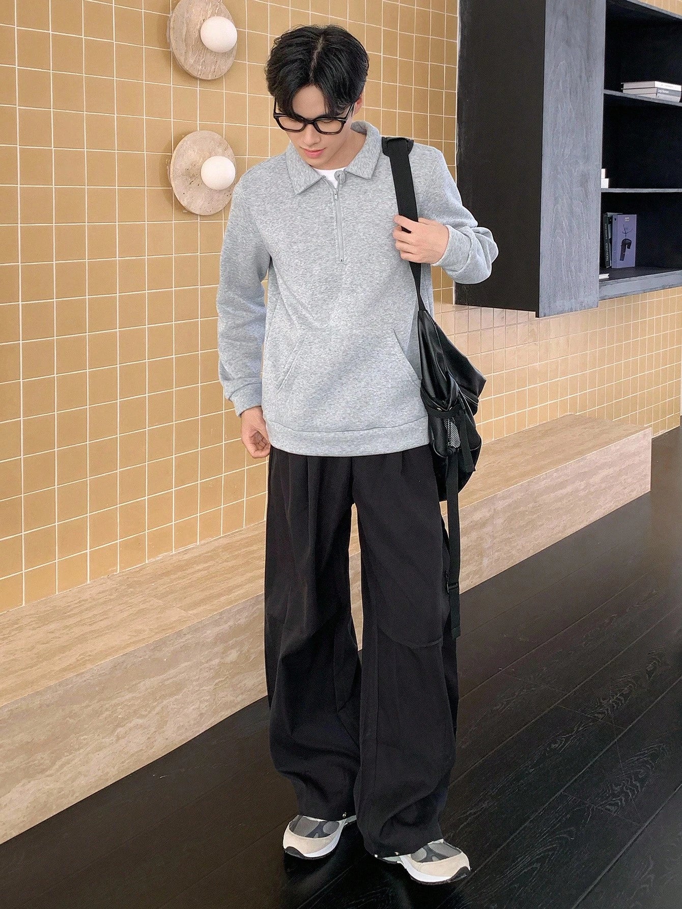 Boys' Collegiate Half-Zip Sweatshirt