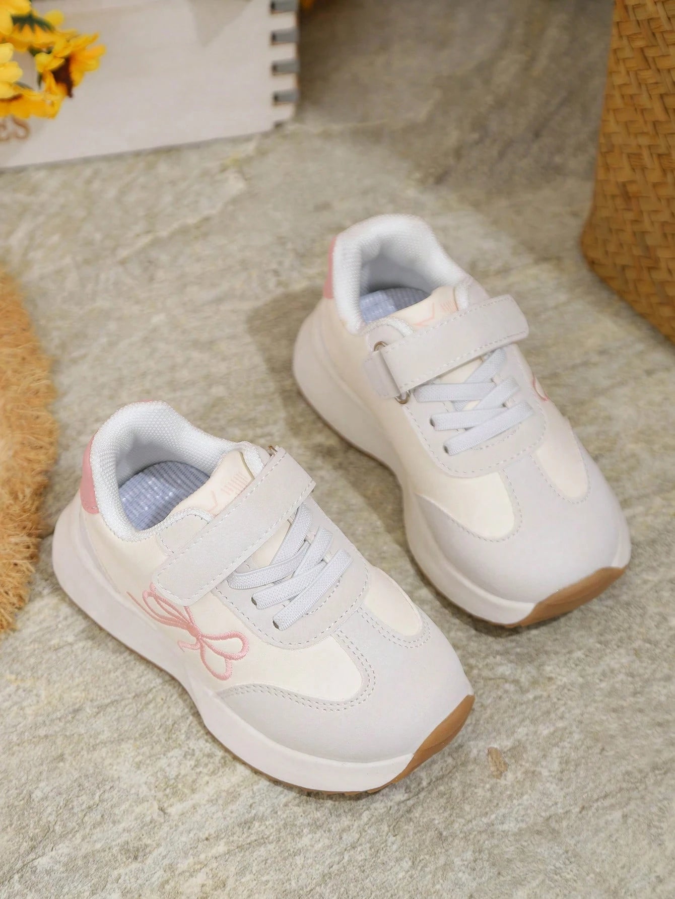 Girls' Bowknot Chunky Sneakers