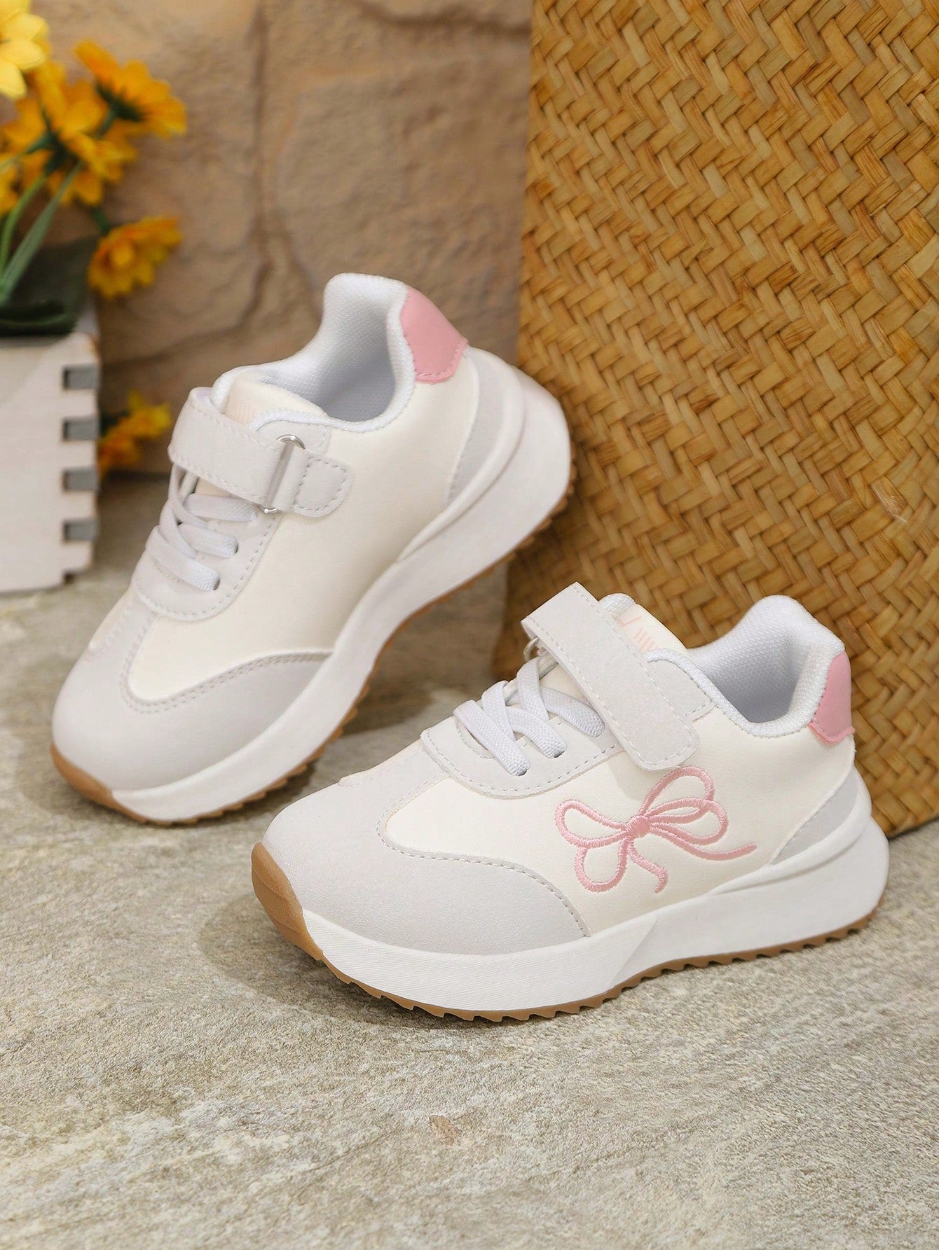 Girls' Bowknot Chunky Sneakers