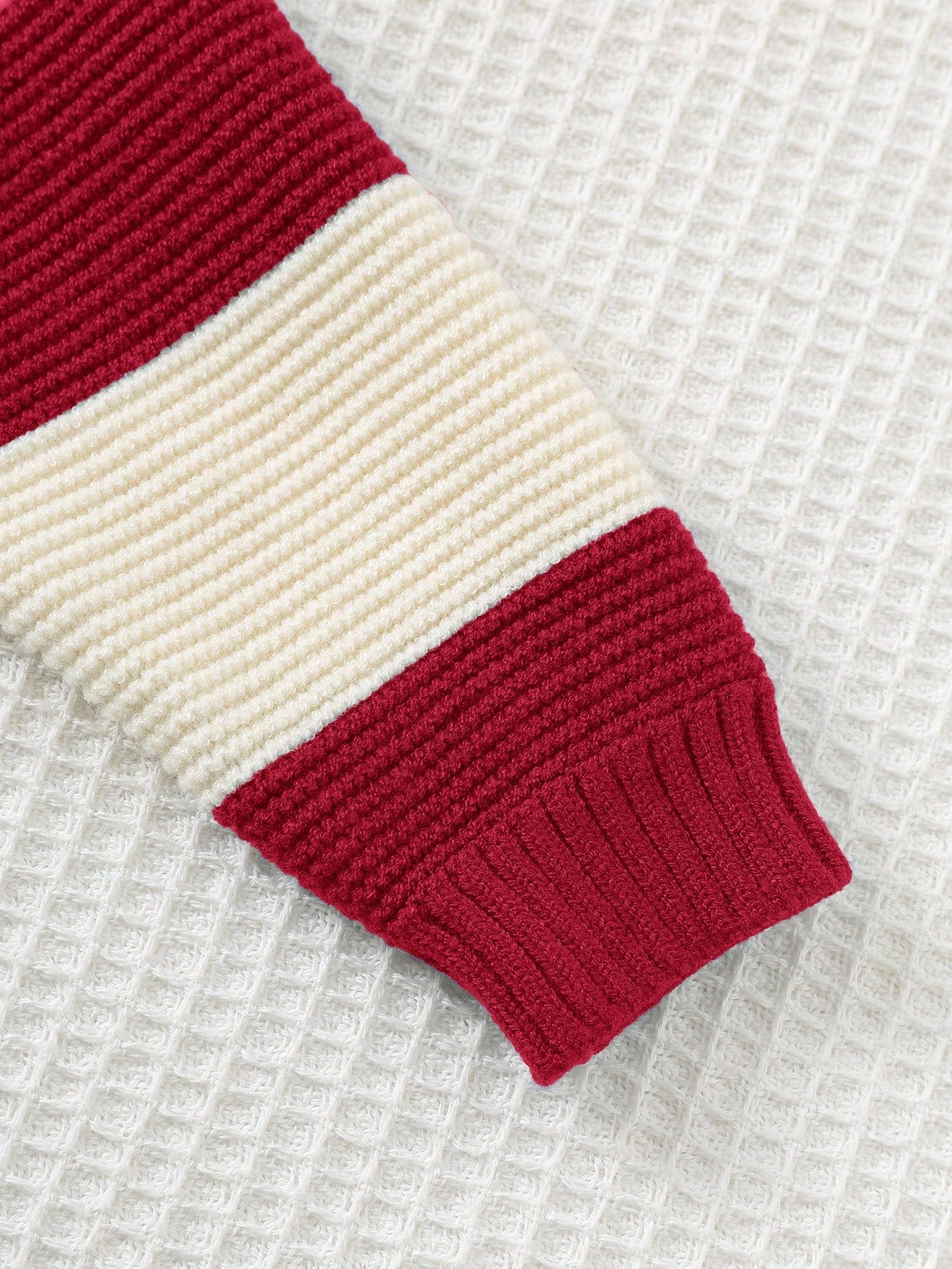 Pull en tricot rayé motif ours pour bébé garçon Cozy Pixies